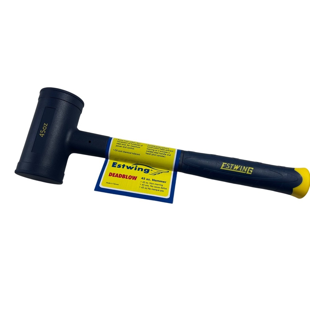 Estwing Deadblow Hammer 45 oz Non-Marring Polyurethane Steel Shot NEW $39.27